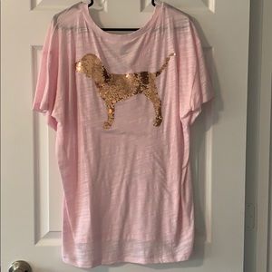 Victoria’s Secret Pink V-Neck T-shirt